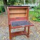 Bonheur Du Jour in Mahogany from the Empire Period, Early 19th Century