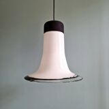 Large glass pendant light, Peill & Putzler, 1970s