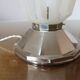 Art deco "skyscraper" lamp in nickel-plated brass and glass 1920s 30s