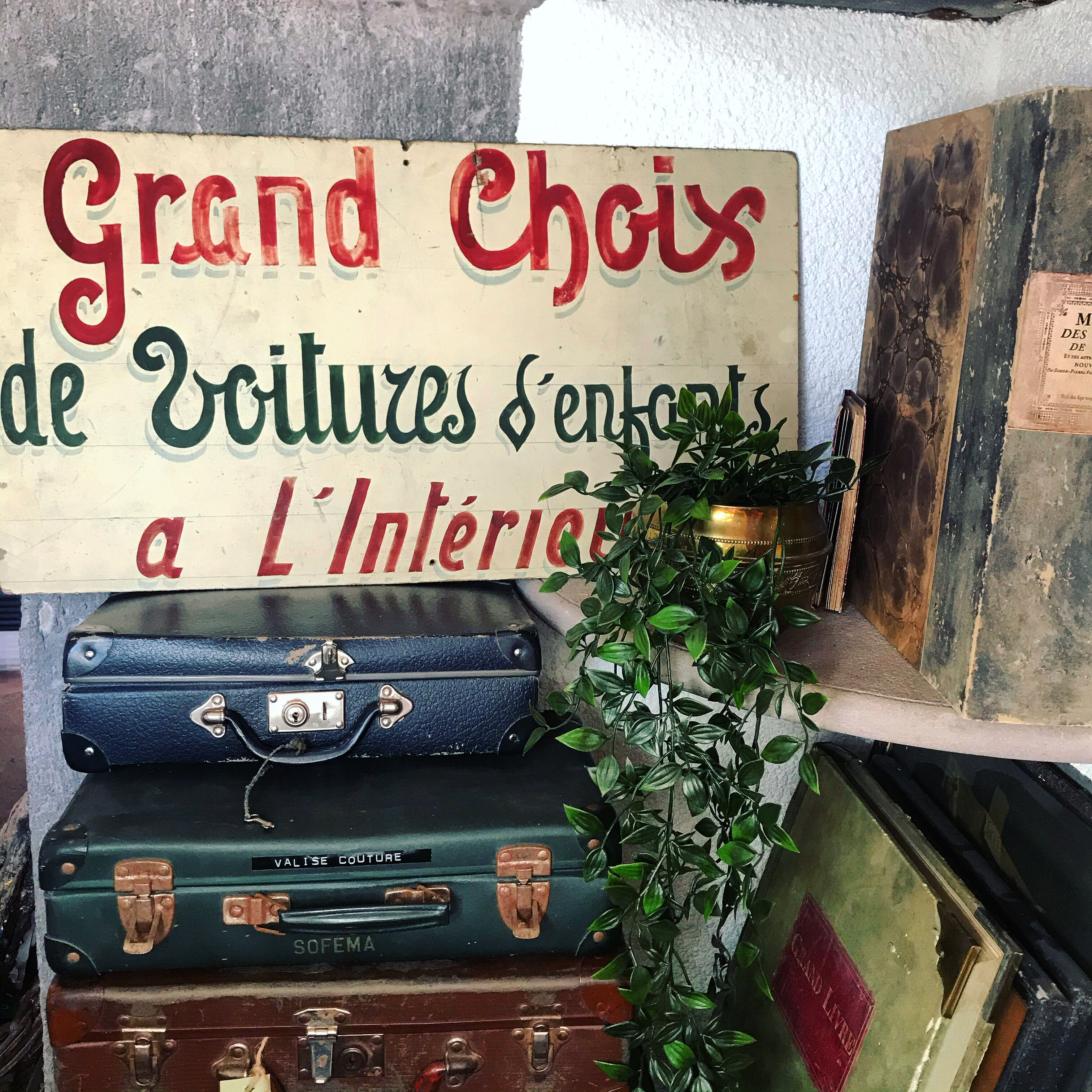  Pancarte  de magasin  voitures d enfants enseignes vintage 