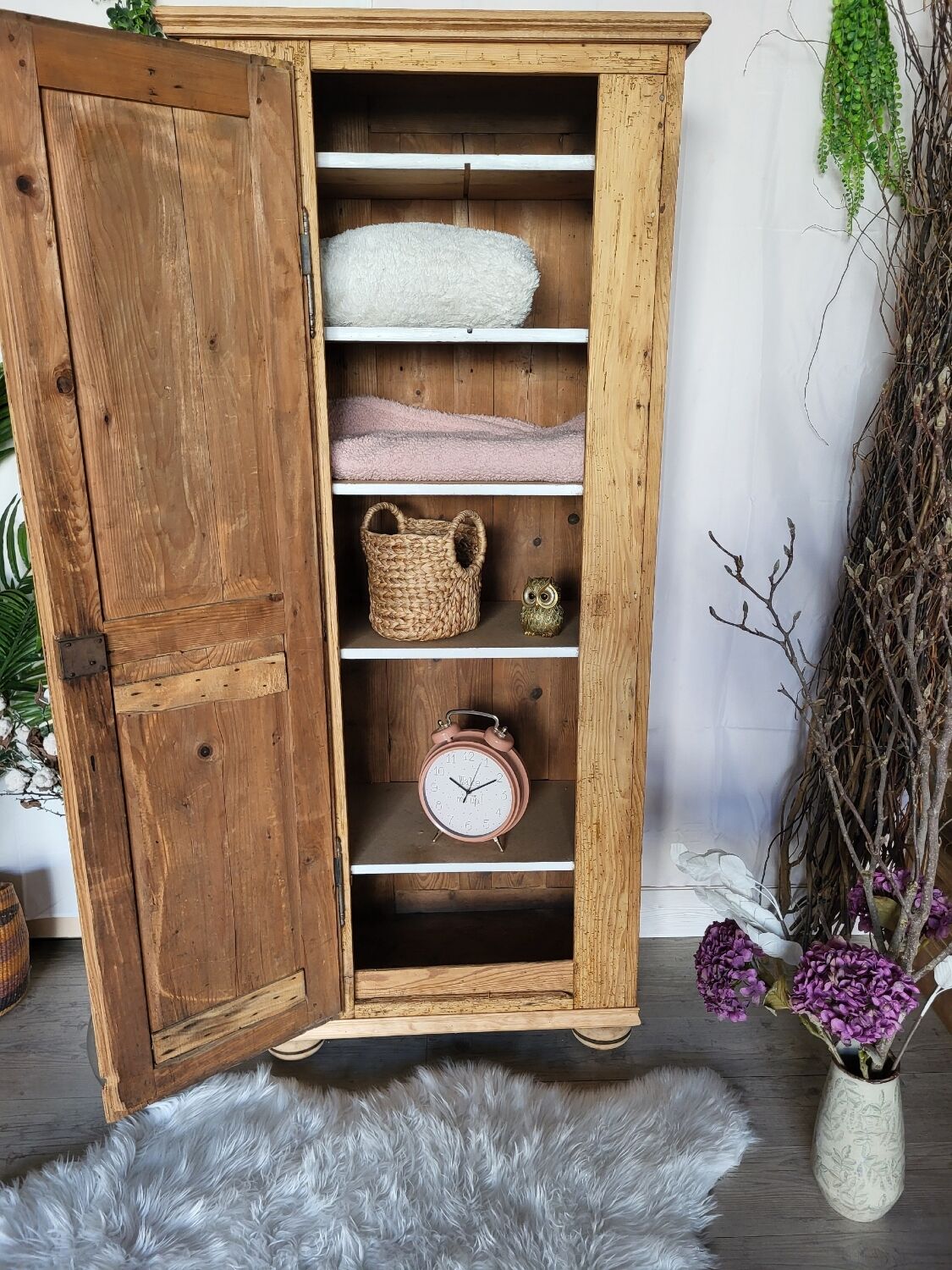 Bonnetière bois massif