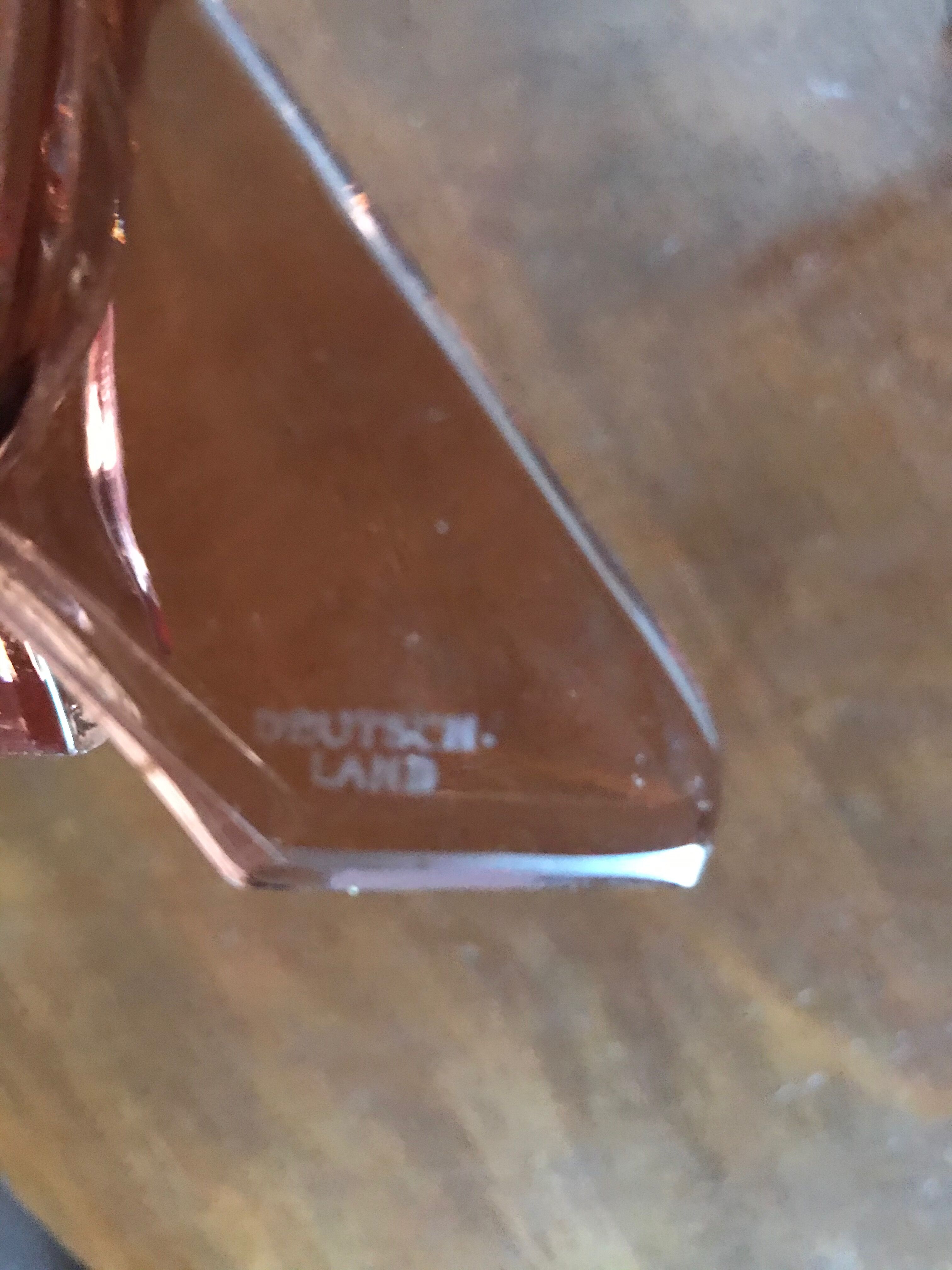Paire de vases en cristal