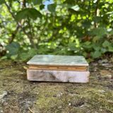 Onyx catchall box from the 1960s, vintage Italy.