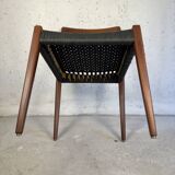 Dining Chair – Teak & Black Danish Cord,  1960