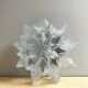 Portuguese snowflake glass flush mounted lamp