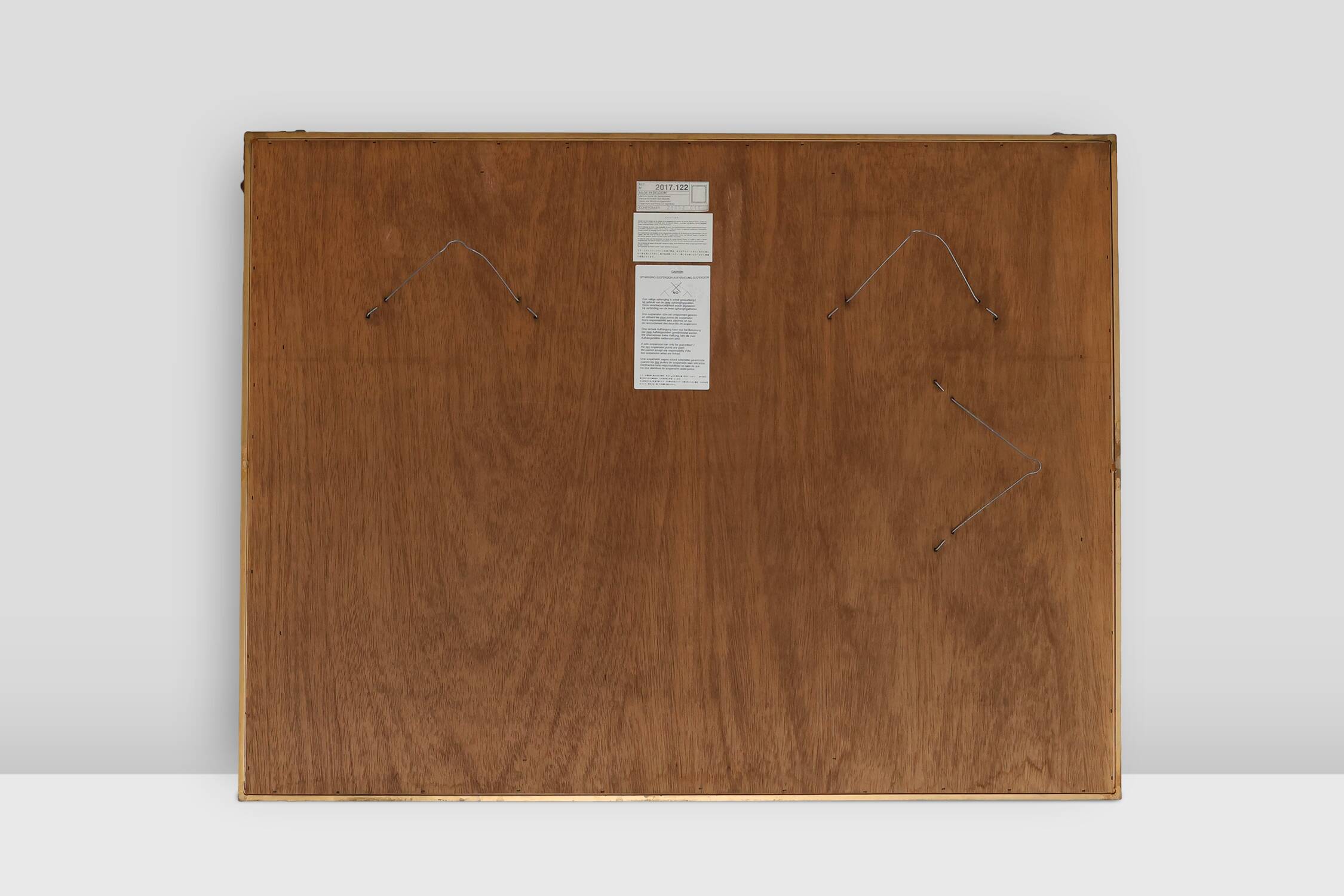 Large Baroque Wall Mirror by De Knudt, Belgium, 1950s