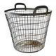 Old large zinc basket