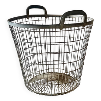 Old large zinc basket