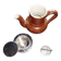 Théière vintage avec filtre