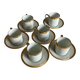 6 tasses à café et soucoupe porcelaine de Limosges