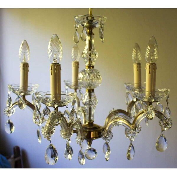 Lustre marie thérèse 5 lampes