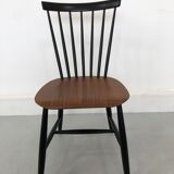 Swedish Teak Chairs by S. E. Fryklund for Hagafors, 1960s, Set of 4