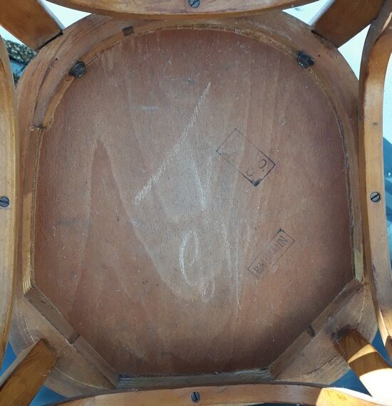 Coffee chair " baumann " - 70s