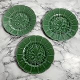 Sarreguemines grape barbotine dessert plates