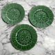 Sarreguemines grape barbotine dessert plates