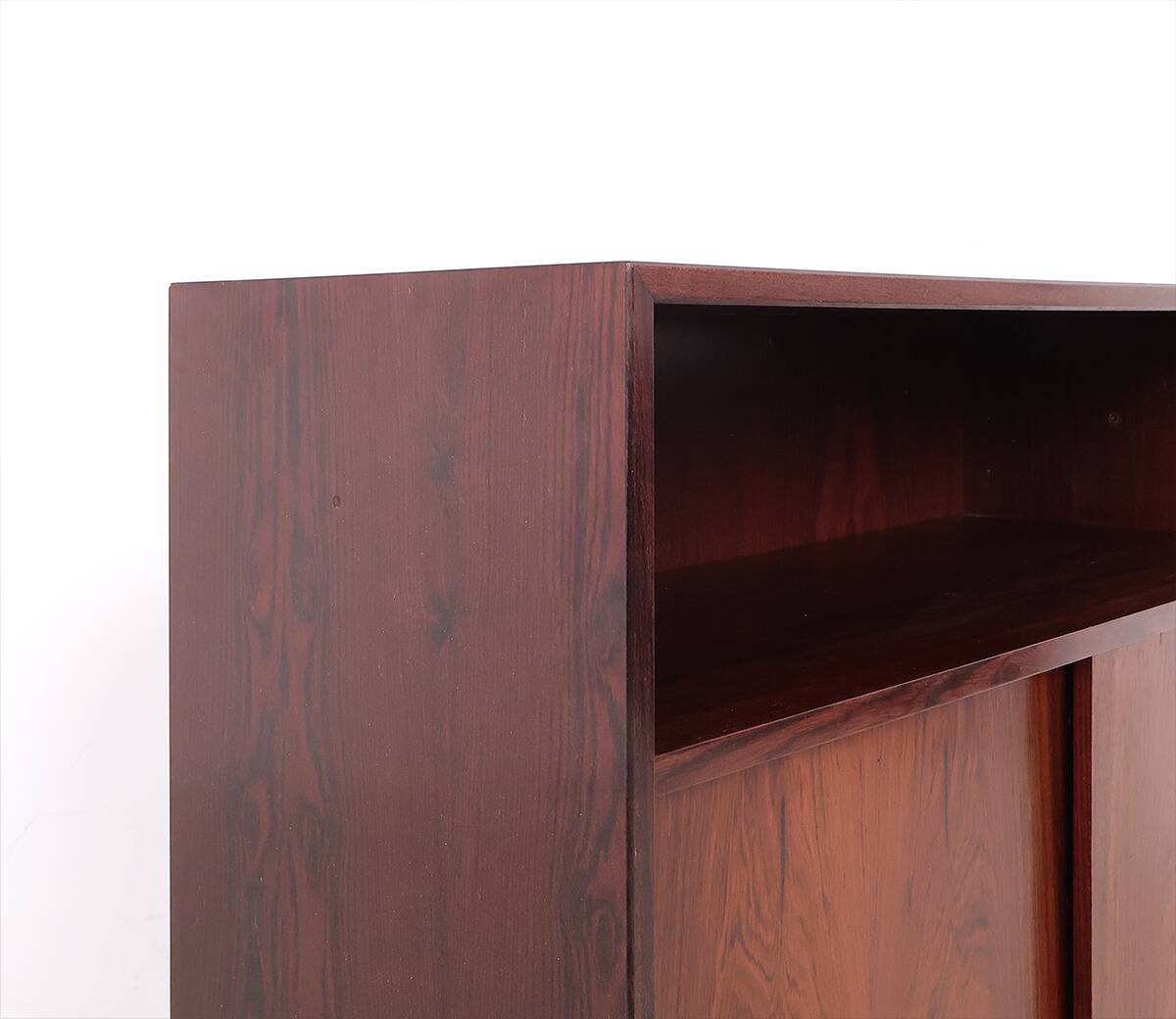 Small Danish design wardrobe with 2 sliding doors, 1960s