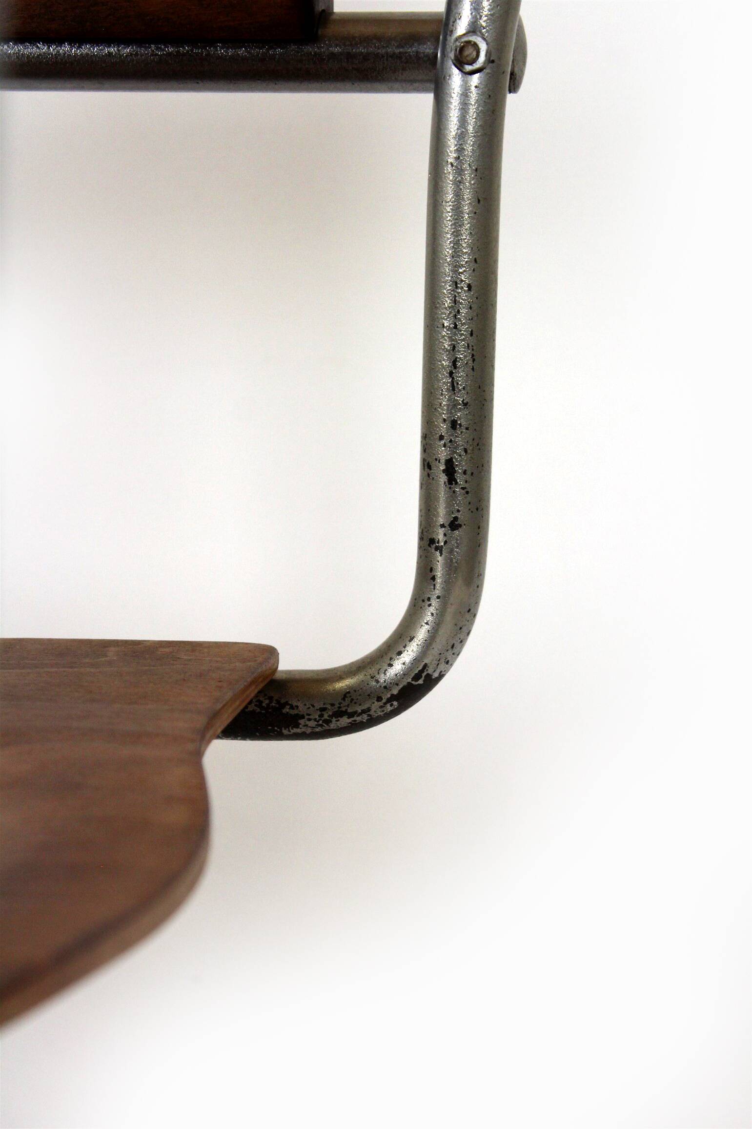 Chaise cantilever en chrome B34 restaurée de Bauhaus par Marcel Breuer, années 1930