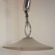 Helestra pendant lamp, Germany, 1970s | Chrome and frosted glass | Vintage