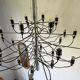 Lustre suspension Gino Sarfatti for Arteluce 30 lights model 2097 from the 1960s.