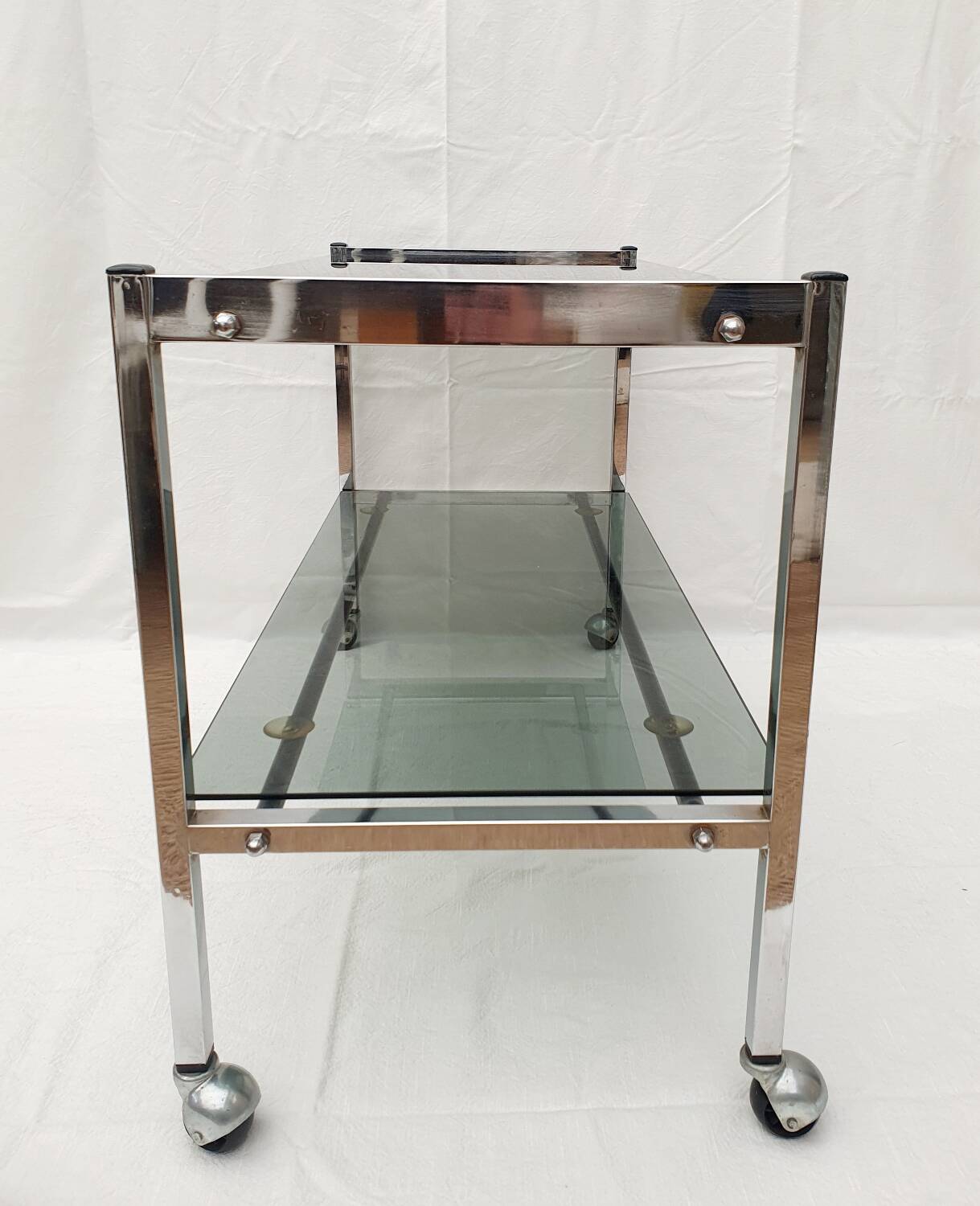 Vintage chrome console