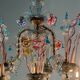 Venetian chandelier rezzonico in multicolored murano glass circa 1920