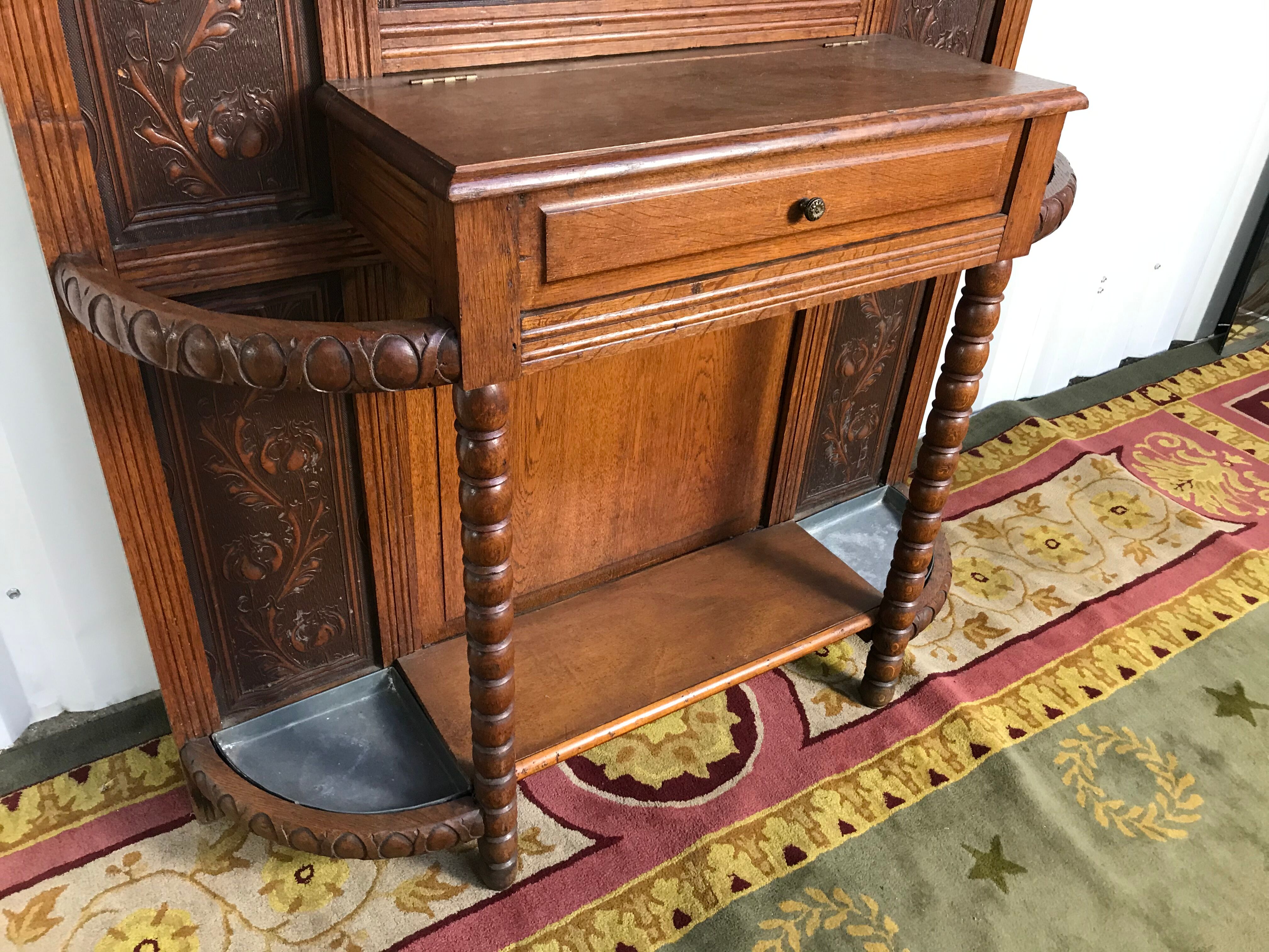 Oak and cardboard 1900