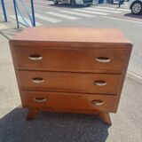 Commode vintage pied compas
