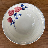 Plat de service rose rouge