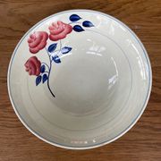 Plat de service rose rouge