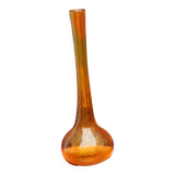 Biot bubble blown glass soliflore