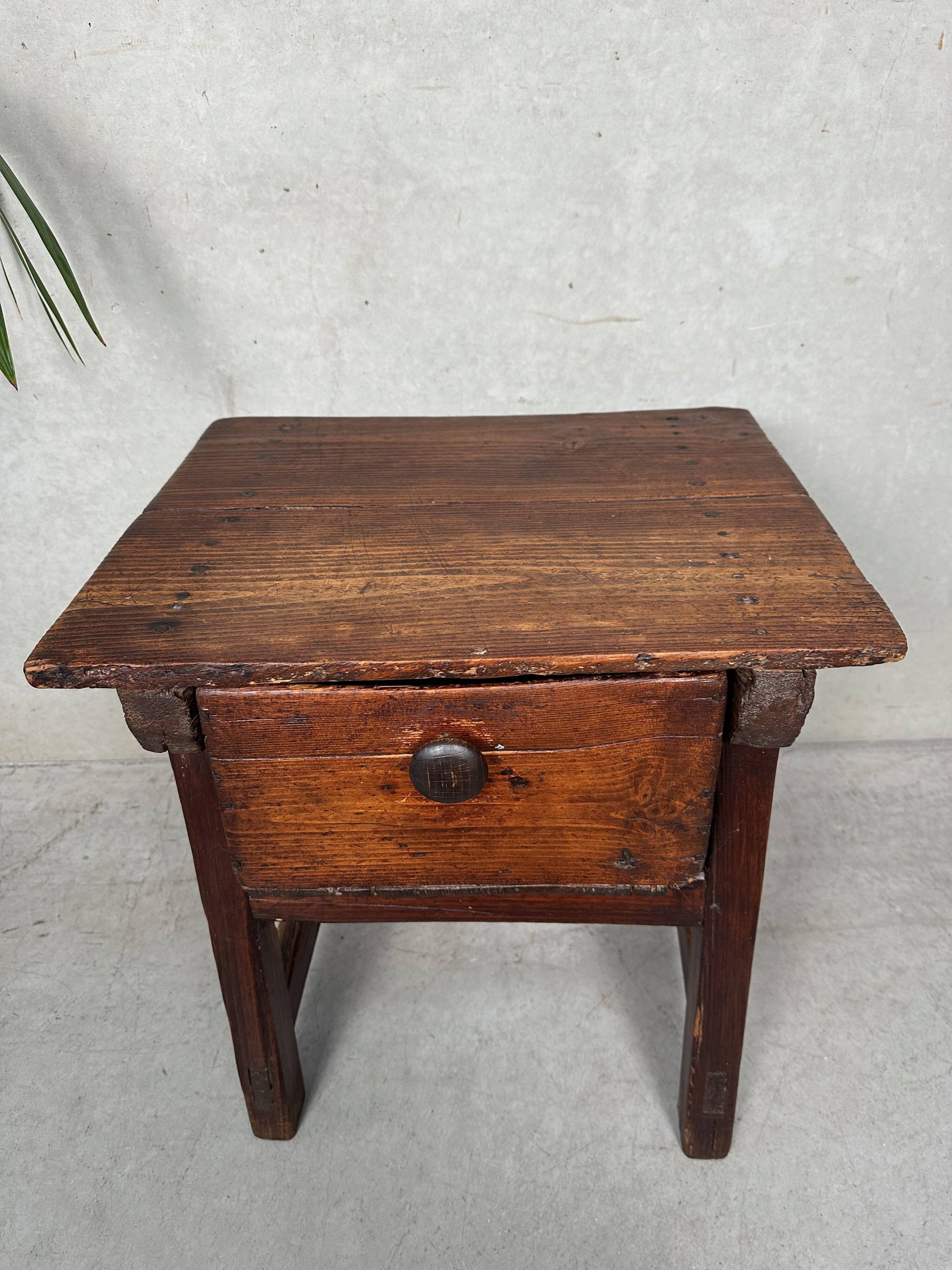 Brutalist side table