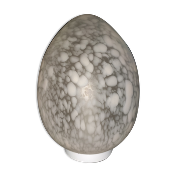 Blown glass lamp