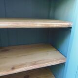 Vintage Parisian sideboard re-enchanted in smoky green.