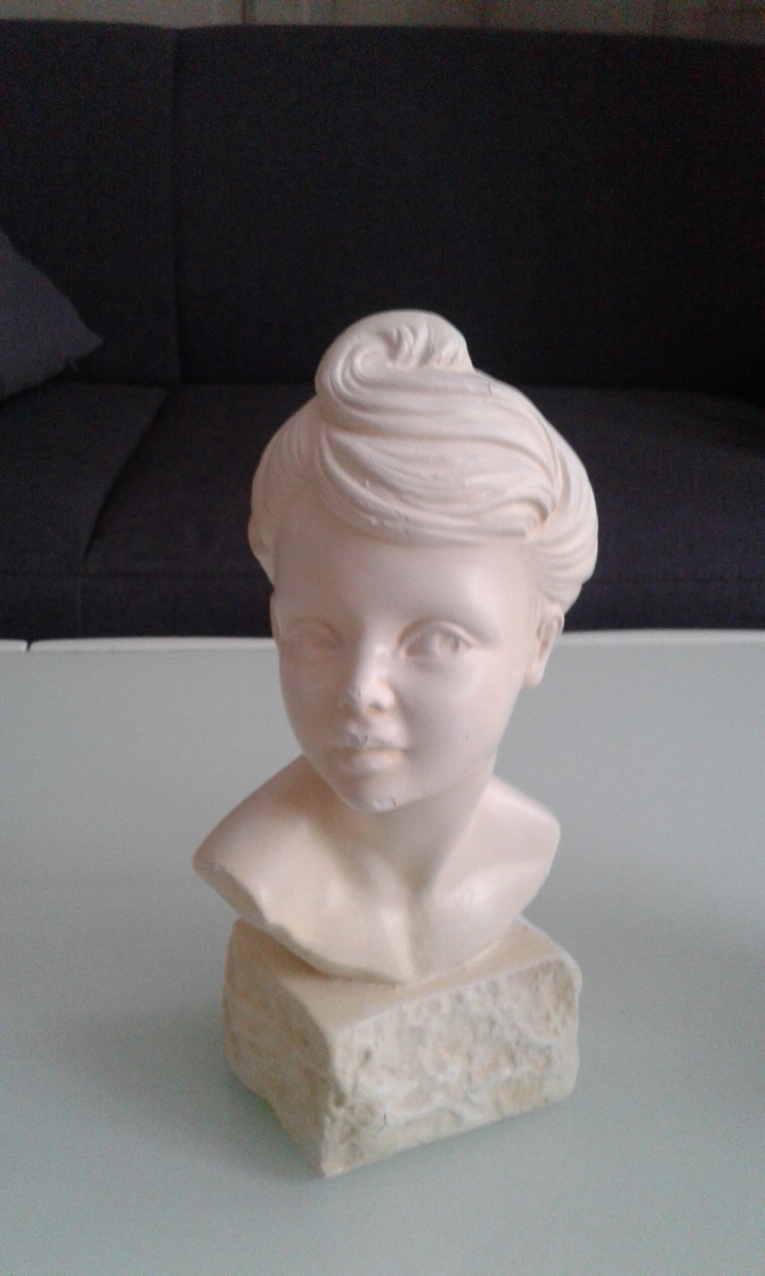 Plaster bust
