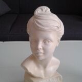 Plaster bust