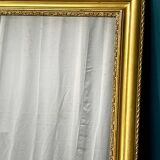 Antique mirror 150 x 65 cm Louis Philippe period. Gold leaf gilding. Very good condition