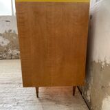 Furniture chest of drawers two-tone 60s
