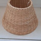 Light wicker lampshade