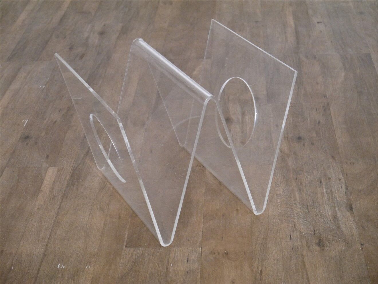 Vintage plexiglass magazine door from Roche bobois 1970