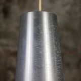 Trio of Raak steel pendant lights, 1960s