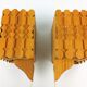 2 vintage scandinavian pine sconces 1960