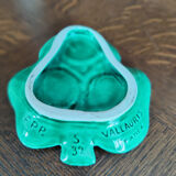 Salt and pepper set in the shape of frogs, Vallauris.