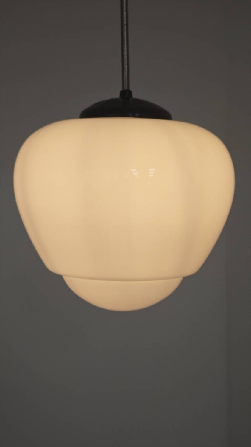 Czechoslovak opaline and Bakelite Bauhaus suspension