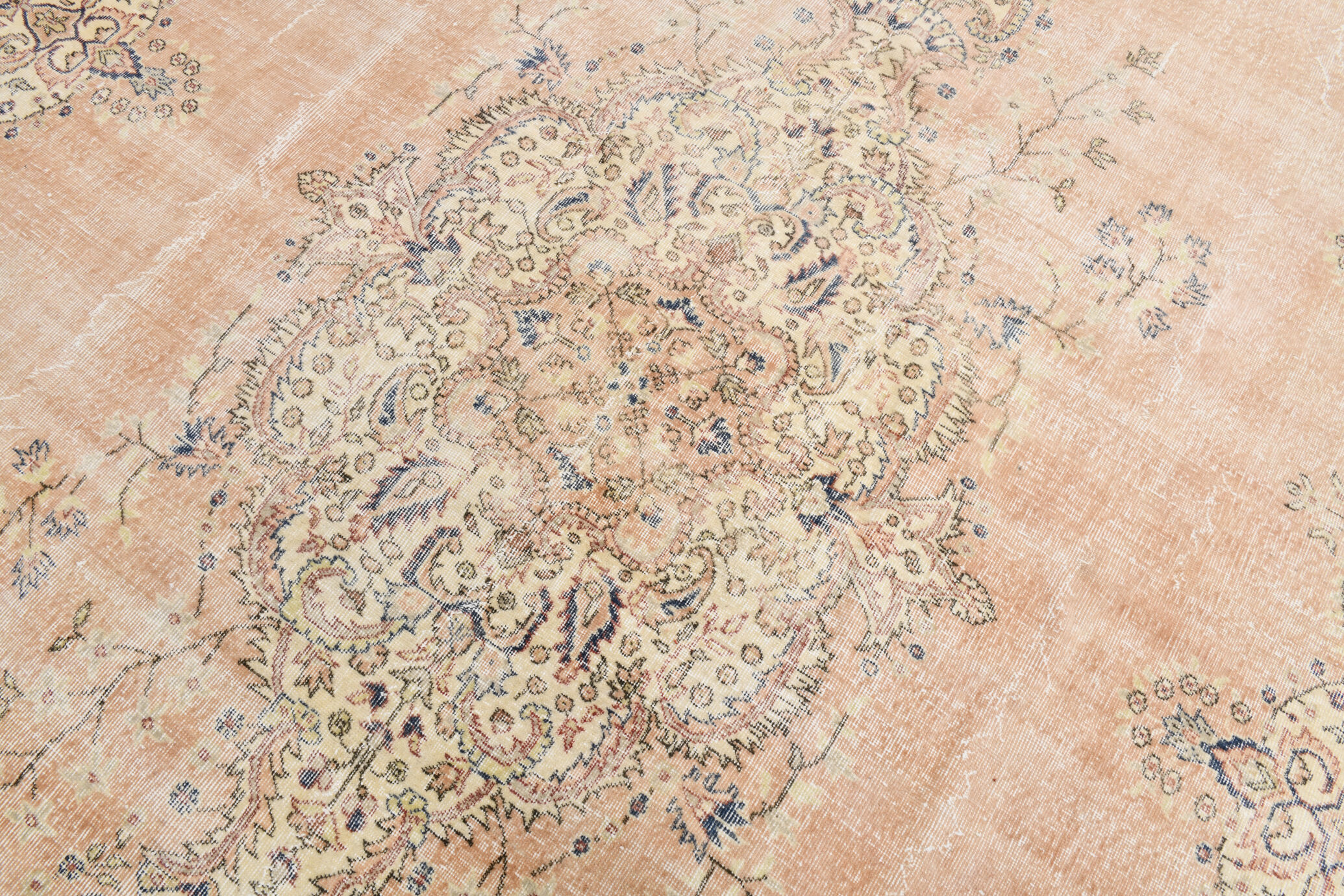 Handmade antique classic rug 361x260cm