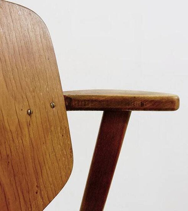 Paire de chaises en hêtre contreplaqué du milieu du siècle - Chaises en contreplaqué de style Ilmari Tapiovaara