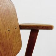 Pair of Mid-century plywood beech chairs - Ilmari Tapiovaara style plywood Chairs
