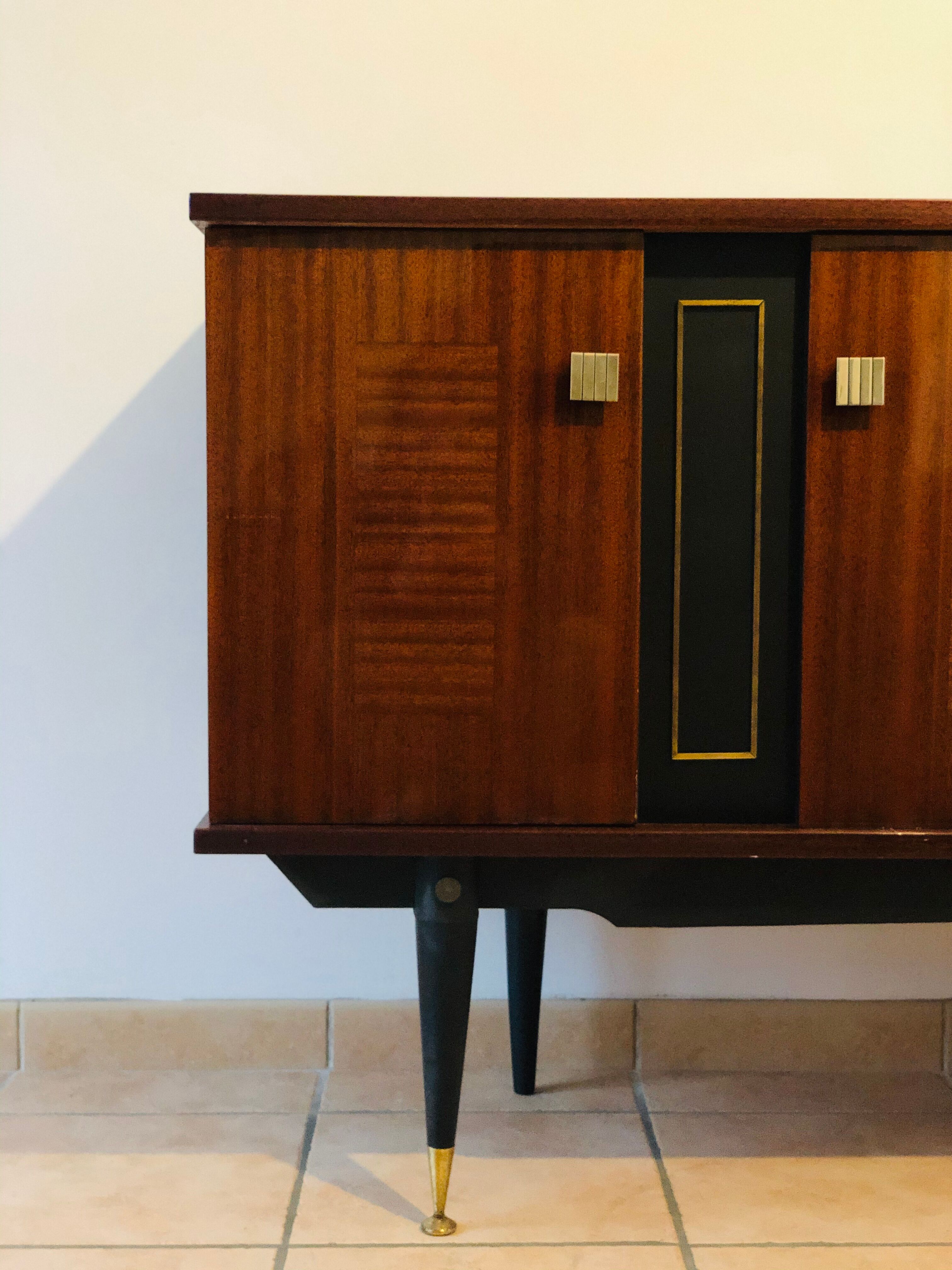 Vintage mahogany line by Unifa 1965