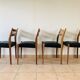 Set de 4 chaises scandinave en teck 1960