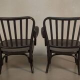 Pair of armchairs No. 752 by Josef Frank for Thonet, 1930s