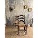 Paire de chaises en paille